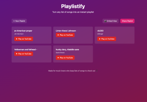 Playlistify